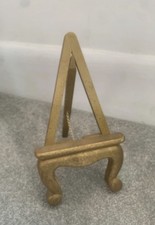 Gold Ornate Wooden Easel