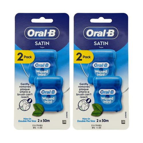 Oral satin tape dental floss - oral-b,