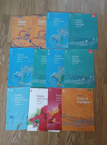 Abrsm violin exam books - abrsm,