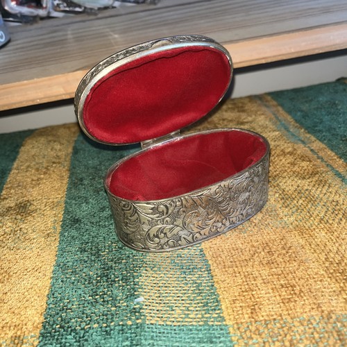 Antique trinket jewelry box - trinket,