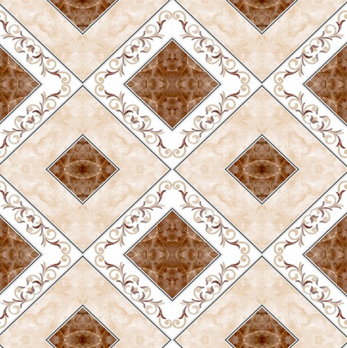 Dolls house floor paper tile - dolls,