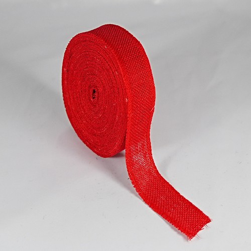 Red hessian burlap shabby - hessian,