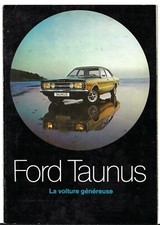 Ford Taunus 1971 French Market Sales Brochure L XL GT GXL Coupe Break Cortina 