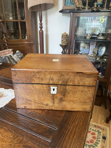 Antique large walnut wooden - large,