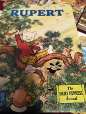 Rupert Bear Annual 1973 Daily Express  Unclipped Vintage Book Excellent Cond