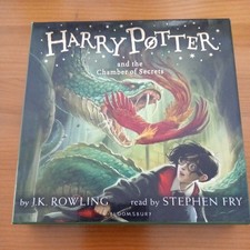 Harry Potter Audio Book CDs Chamber of Secrets ~Read by Stpehen Fry ~Please Read
