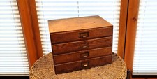 Vintage Wood 4 Drawer