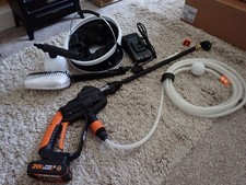 WORX HydroShot WG620E 22 bar Cordless Pressure Washer with full cleaning Kit.