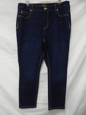 BNWOT Ladies DANNII MINOGUE Blue Denim Jeans UK 18 Petite - CG A08