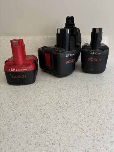 Bosch batteries 3no 24v - 3no., 1.5