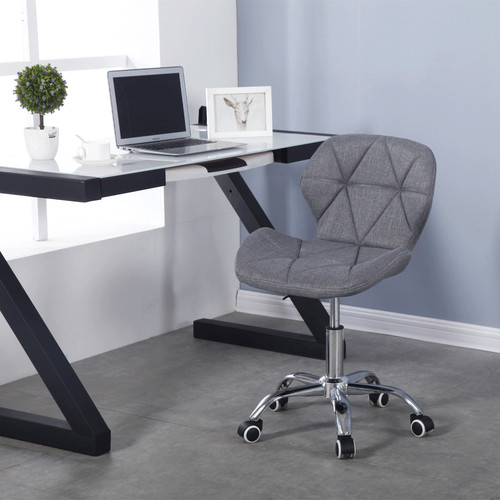 Cushioned computer desk office - computer,