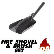 FIRE SHOVEL AND BRUSH SET FOR