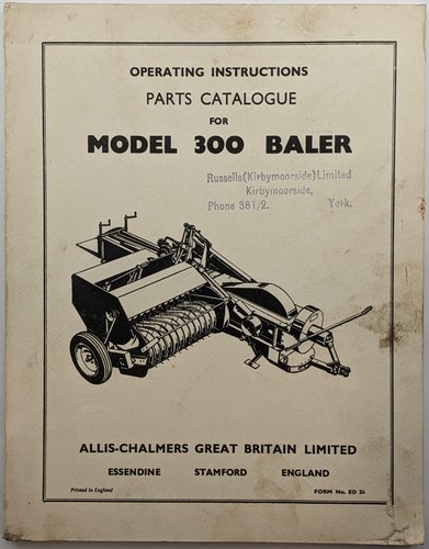 Original allis chalmers model - original,