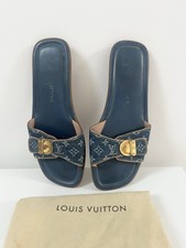 Louis Vuitton Monogram Denim Sandals Size 37