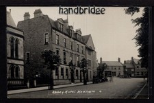 Hexham - Abbey Hotel -  real photographic postcard