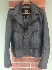 Belstaff Mens Leather Motorcycle Jacket 2008 Not On Our Watch (NOOW) Limited ed