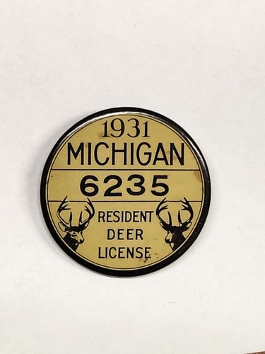 1931 michigan resident deer - michigan,