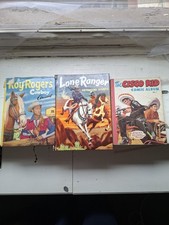 Vintage Cowboy books/comic/annuals 1950's cisco kid, lone ranger