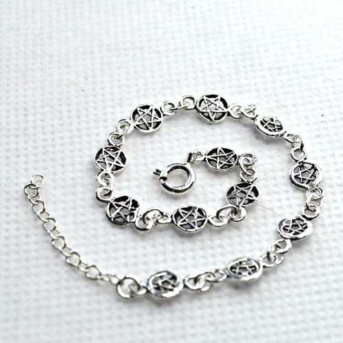 Sterling silver pentagram - sterling,