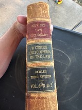 Antique 1914 BOUVIER'S LAW