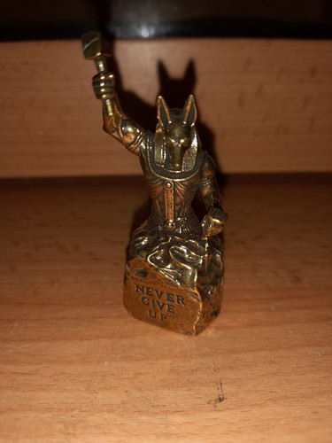 Brass egyptian anubis mini - egyptian,