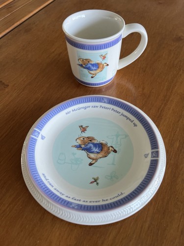 Peter rabbit mug plate - &,