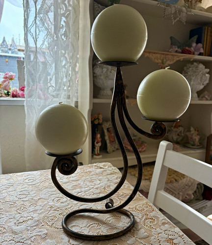 Arm heavymetal candelabra - 3-arm,