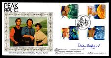 1994 TV SIMON SHEPHERD SIGNED PEAK PRACTICE BENHAM SILK COVER