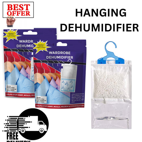 Hanging wardrobe dehumidifier - hanging,