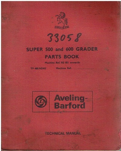 Aveling barford super 500 - barford, &