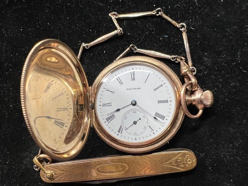Antique waltham 14k - waltham,