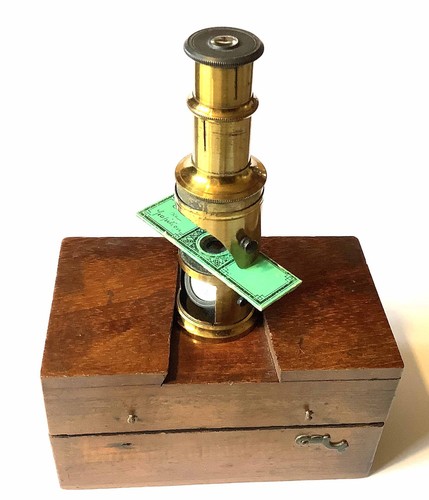Tiny cased microscope - cased,