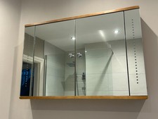Mirrored bathroom wall cabinet (USED)