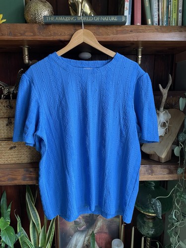 Cotton traders blue textured - cotton,