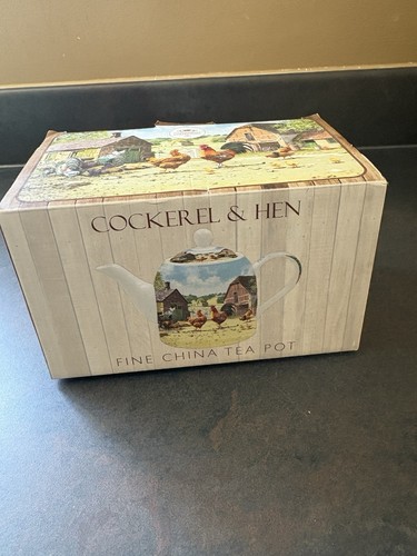 Fine china cockerel hen - china,