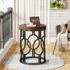 Round End Table, Industrial
