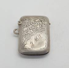 Sterling Silver Vesta Case