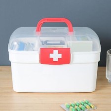 Portable Medical Box Large Size Emergency Storage Box Toy Outdoor Activities