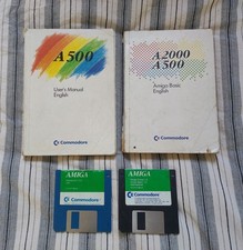 Commodore Amiga Workbench + Extras 1.3.2 A500/A2000 floppies and manuals WORKING