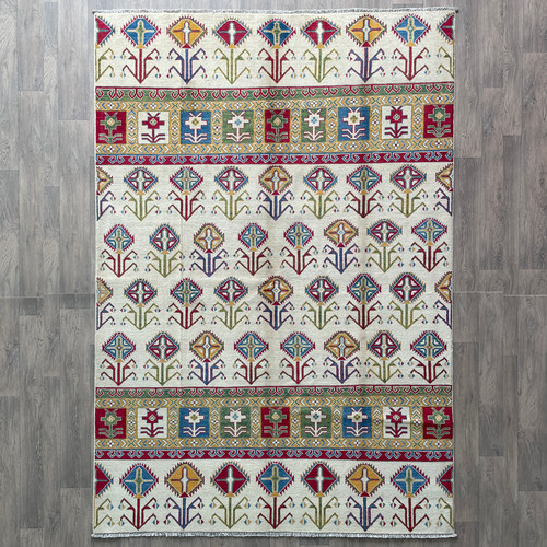 Cream afghan khorjin - afghan,