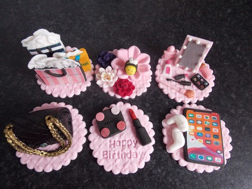 Edible fondant sugar girly - fondant/sugar,
