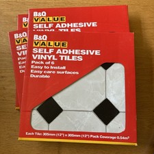 B&Q Vinyl Tiles 3.5 boxes 21