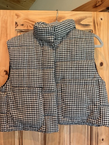Zara black white check - black,