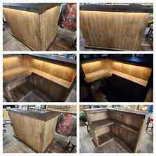 Home Bar L Shape 144 cm Long