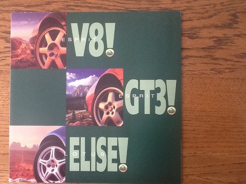 Lotus sales brochure esprit - lotus, brochure,esprit