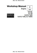 VOLVO PENTA 5.0 5.7 GL Gi GXi