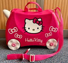 Trunki Hello Kitty Cabin Travel Luggage Pull Along Ride On Suitcase Strap + Key
