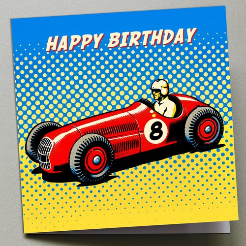Birthday card vintage - birthday,