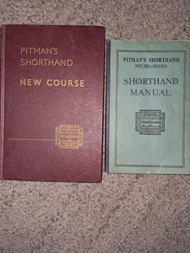 Pitman shorthand books - 2x,