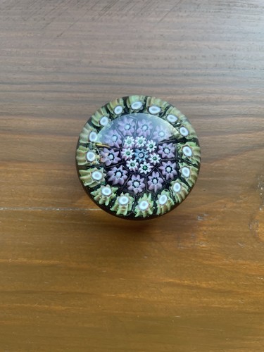 Vintage millefiori small glass - small,